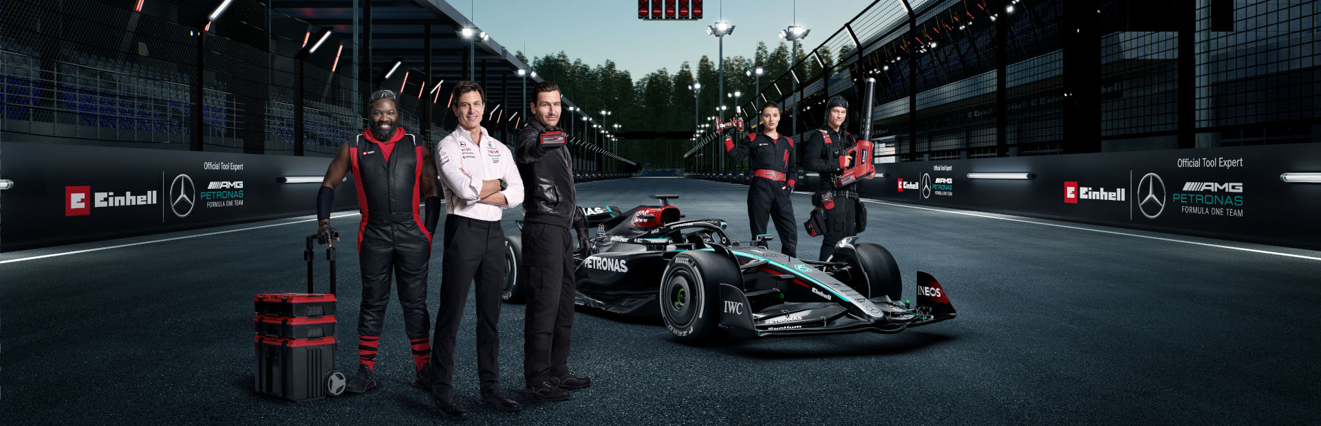 The e team and mercedes formula e